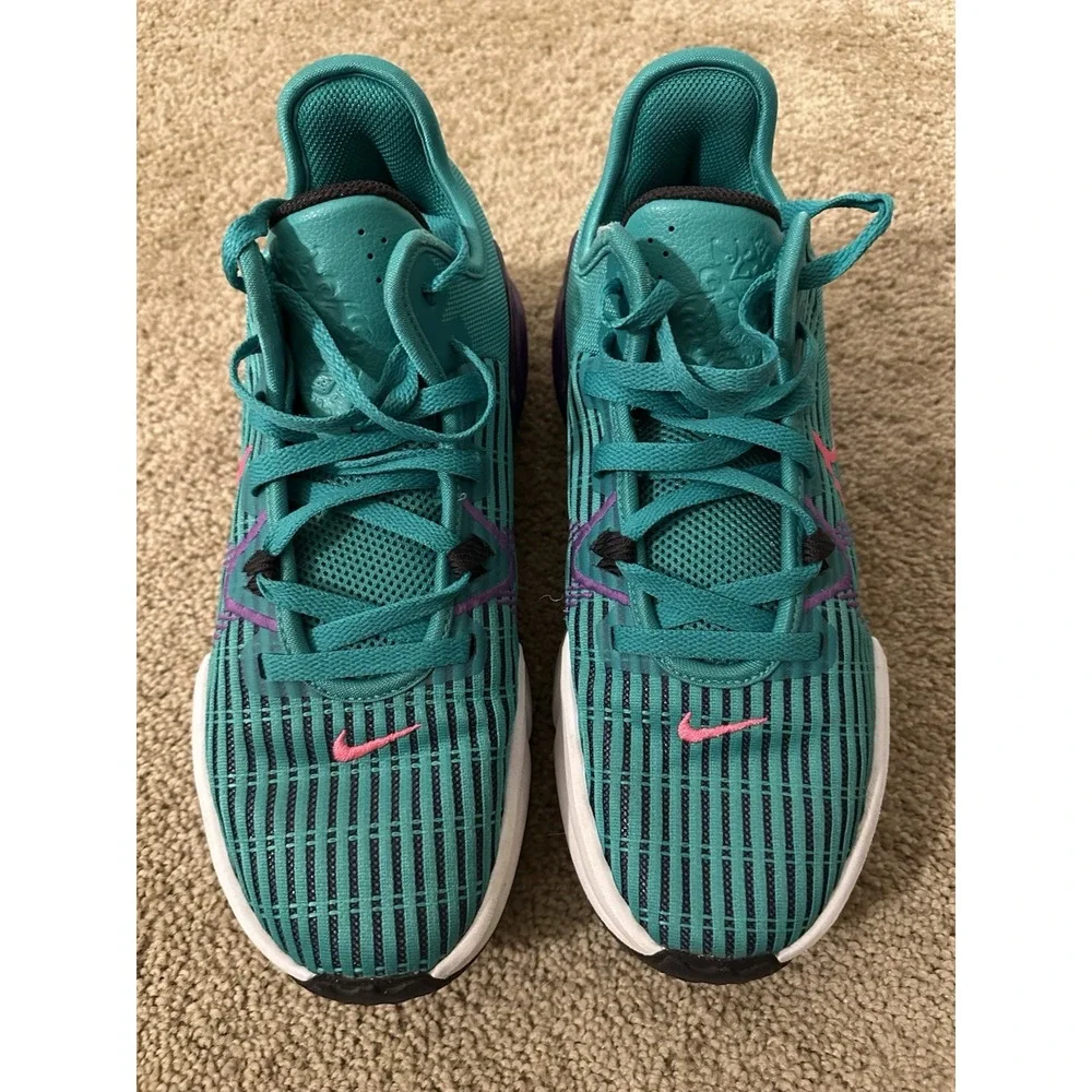 NIKE‎ LEBRON WITNESS VI 6 CLEAR EMERALD GREEN-HYPER; Size 8.5